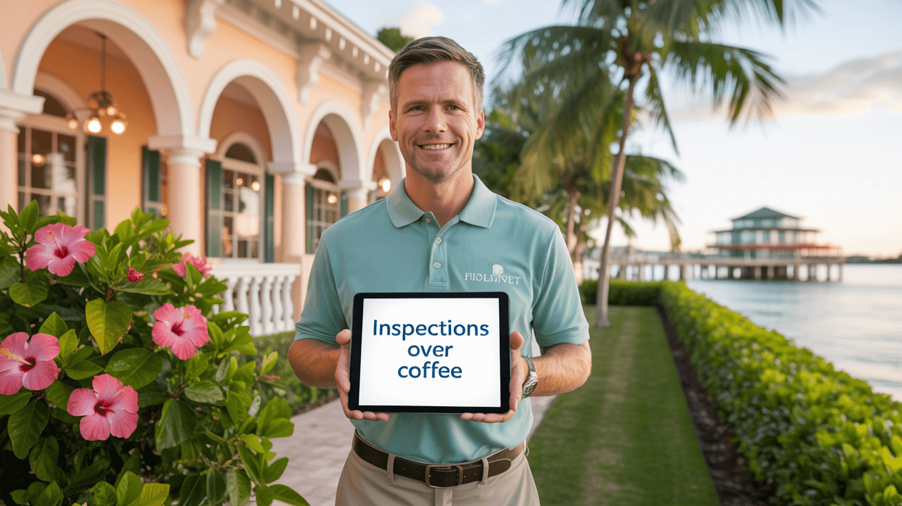 Home inspection franchise opportunity in St. Petersburg Florida with Inspections Over Coffee