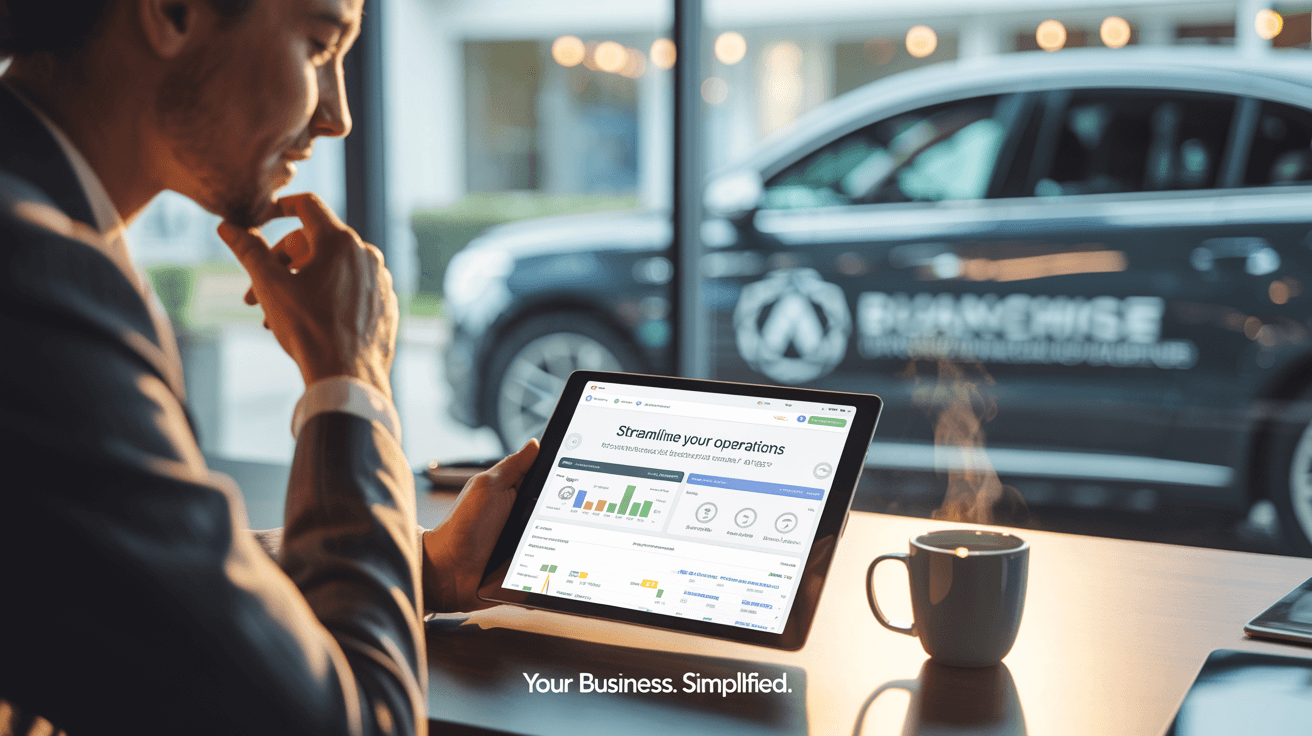 Home inspection franchise owner using marketing tools and strategies