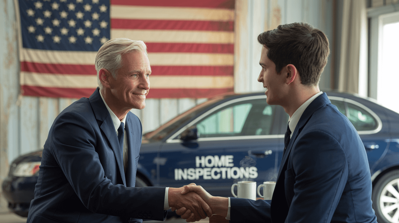 Veteran transitioning to civilian life through a home inspection franchise program