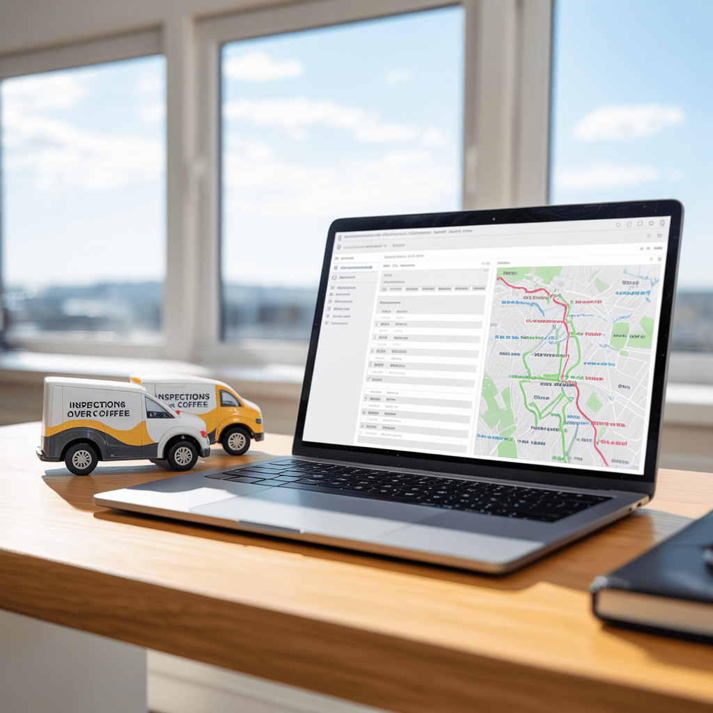 Scalable home inspection operations with Inspections Over Coffee dashboards, SOPs, and branded vehicles.